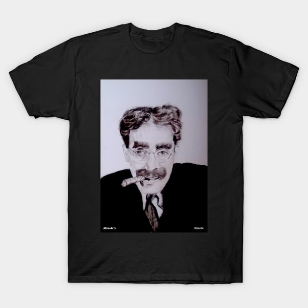 Groucho Marx T-Shirt by AllansArts